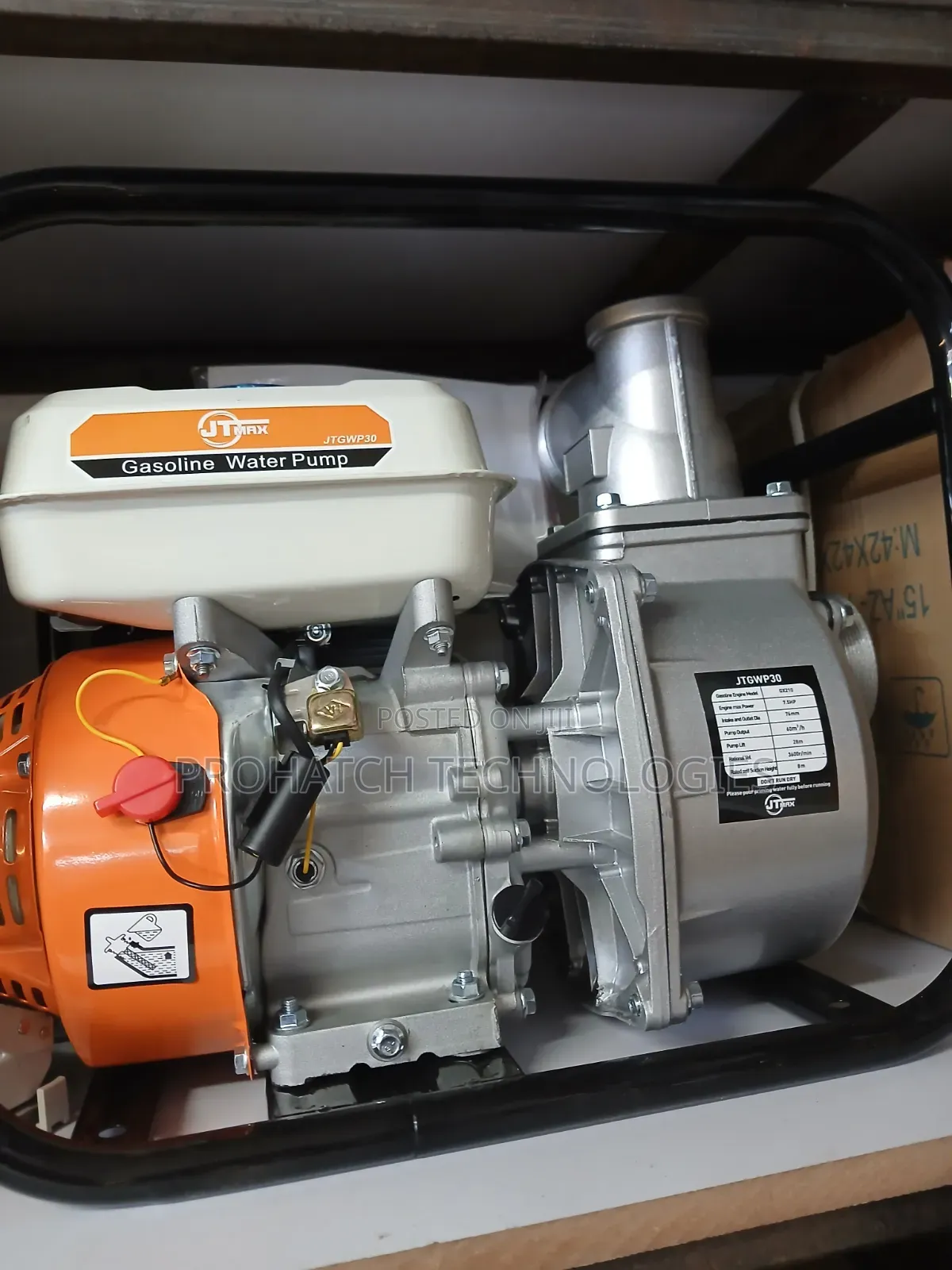 Jtmax Petrol Powered Water Pump