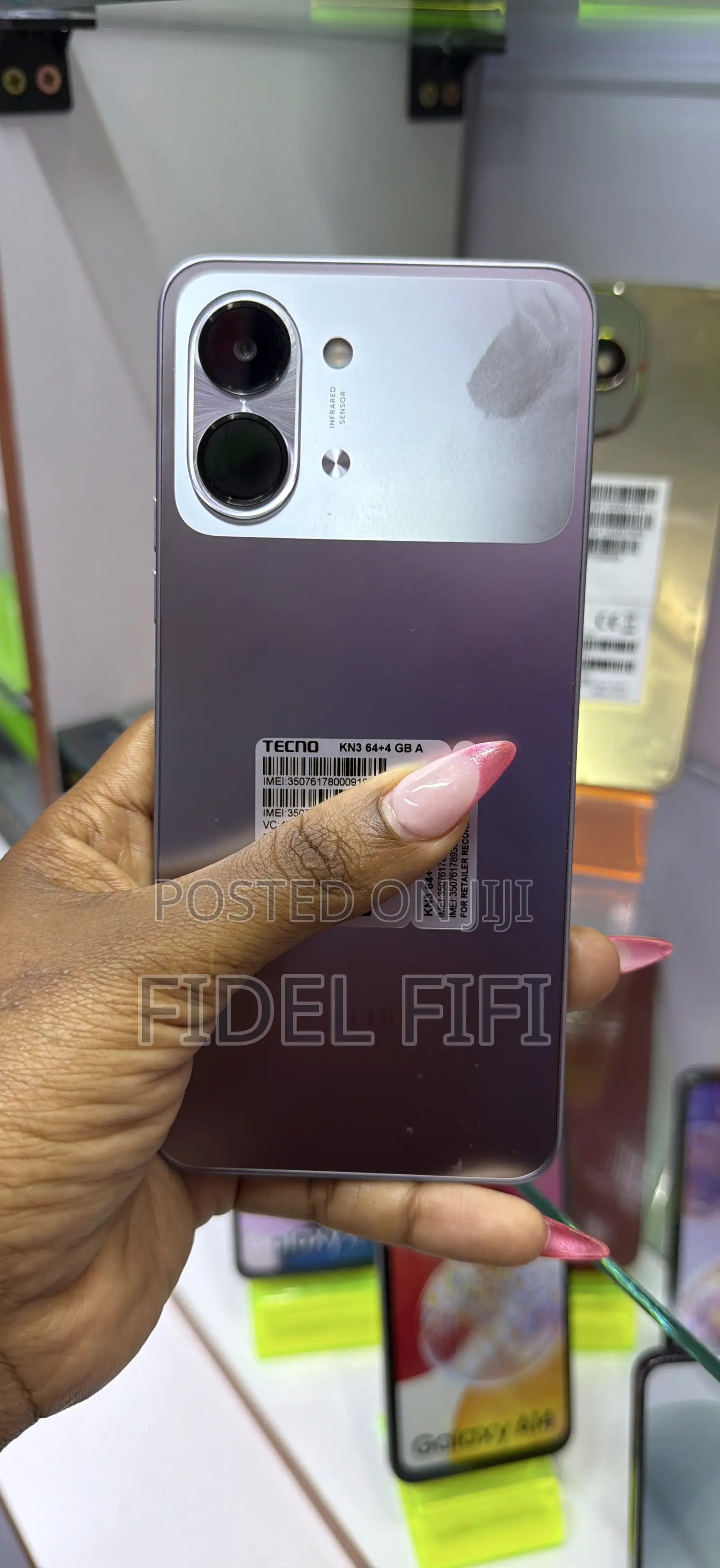 New Tecno Pop 20 64 GB Gray