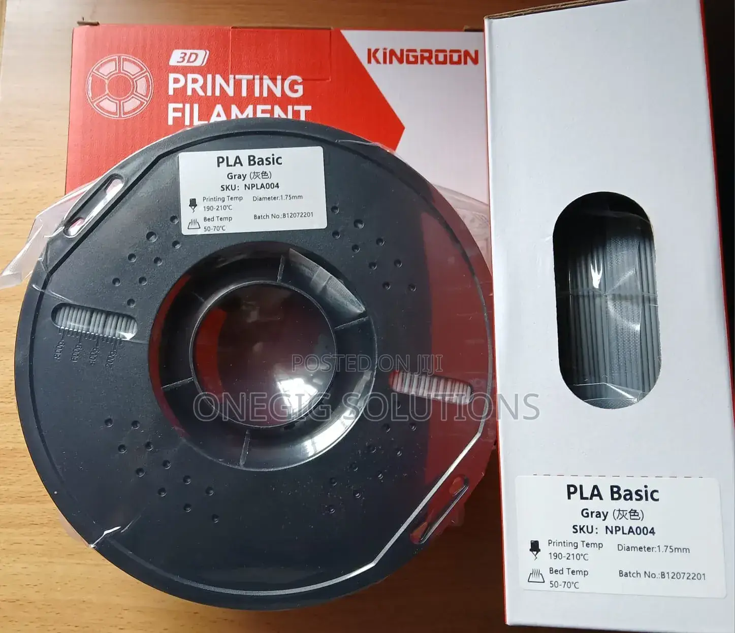 Gray Pla 3d Printing Filaments
