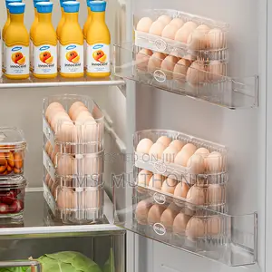 20 Slots ,2 Layer Stackable Egg Storage Box*