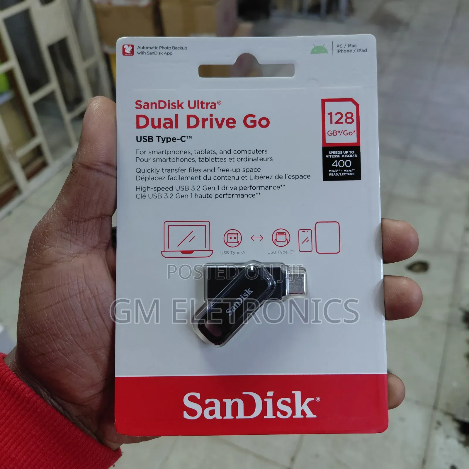 128gb Dual Drive Usb3.2- Type C. New Sealed.