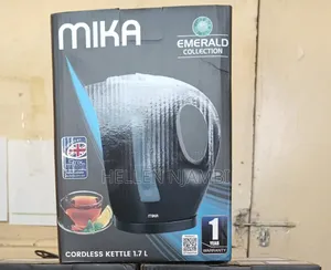 Mika Cordless Kettle 1.7 L Black