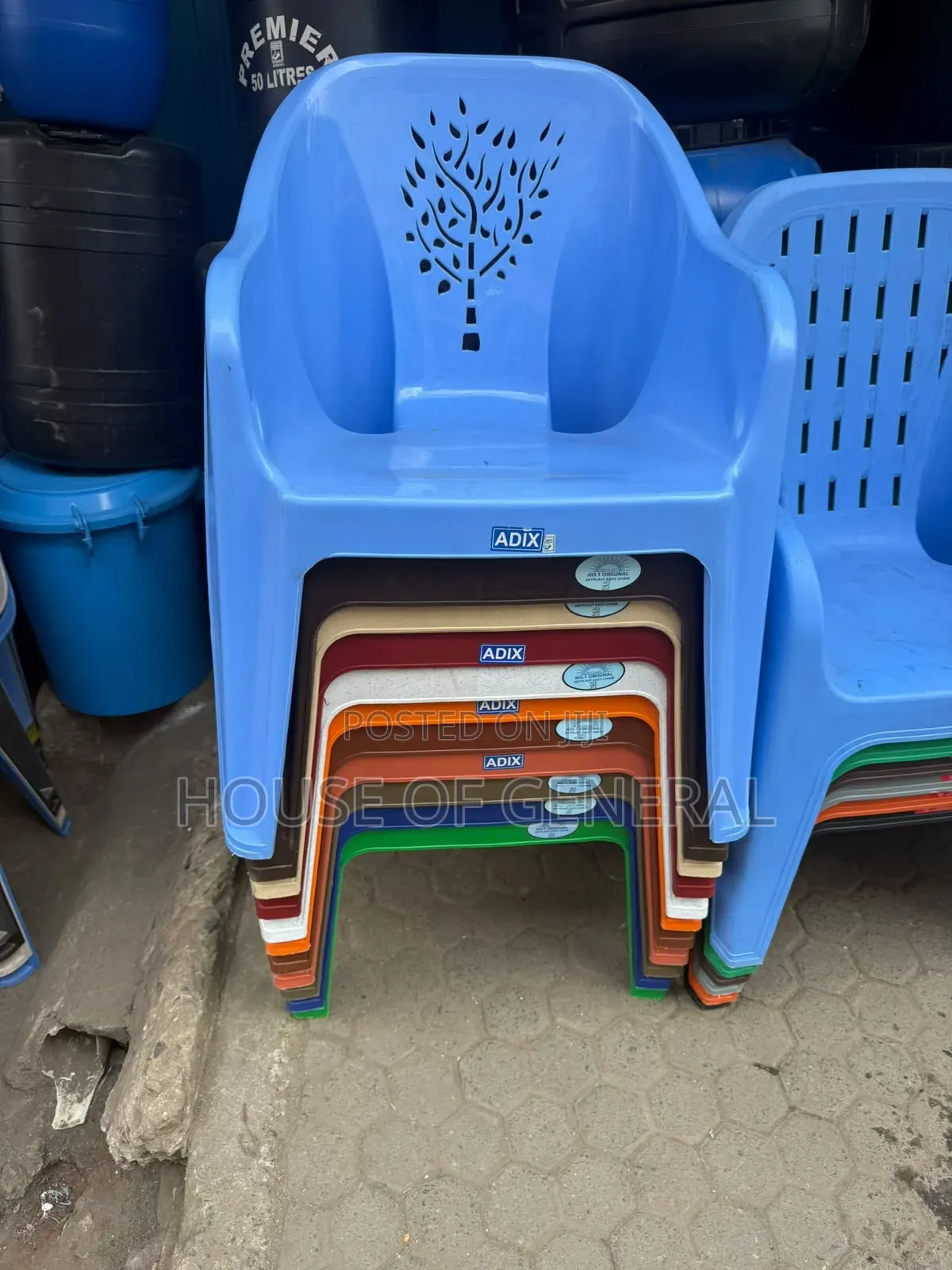 Heavy-Duty Adix Plastic Chairs. Strong and Durable Plastic Chairs