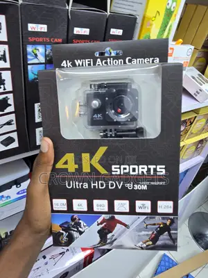Action Camera 16mp With Wifi and 170° Wide Angle Lens