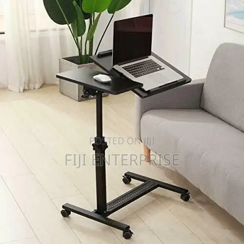 Height Adjustable Laptop Stand Movable Desk – 58–90cm | 60×40cm