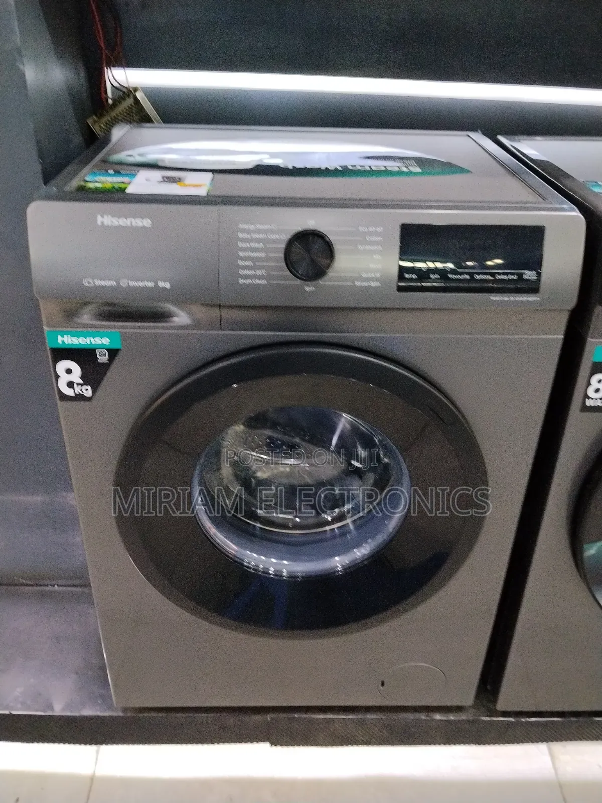 Hisense 8kg Front Load Washing Machine Silver