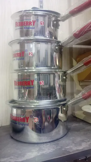 Aluminium Saucepan Sufuria Set
