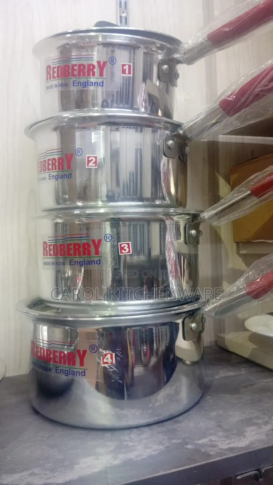 Aluminium Saucepan Sufuria Set