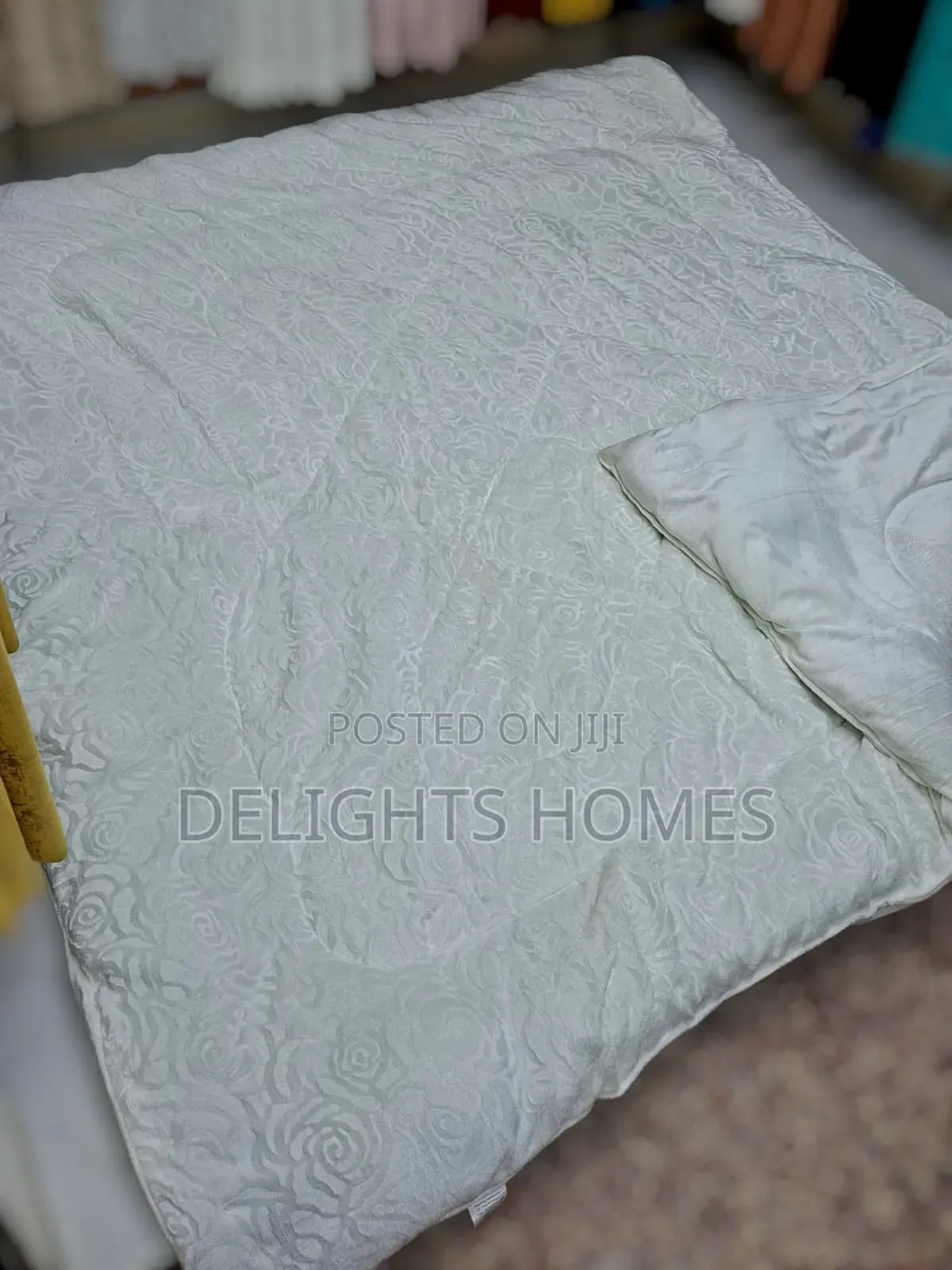 Plain Single Cabbage Print Duvet_sk