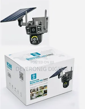 *Solar Camera With Dual Lenses Sim Card 4g