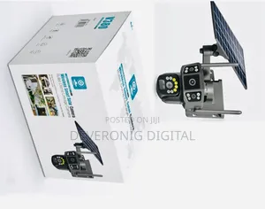 *Solar Camera With Dual Lenses Sim Card 4g