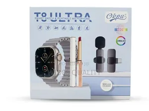 Smartwatch and Portable Microphone Kit.