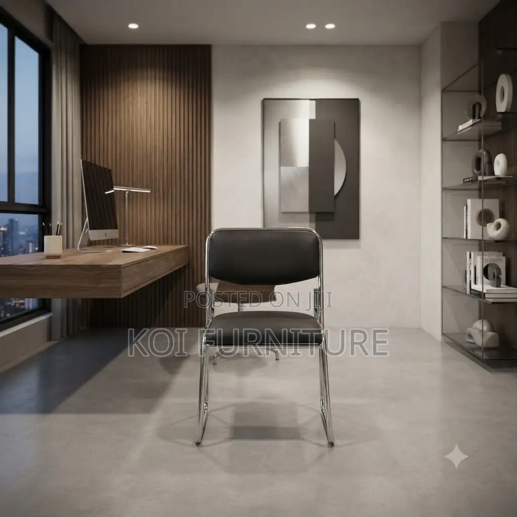 Office Chairs; Visitors Office Reception Chrome Chairs