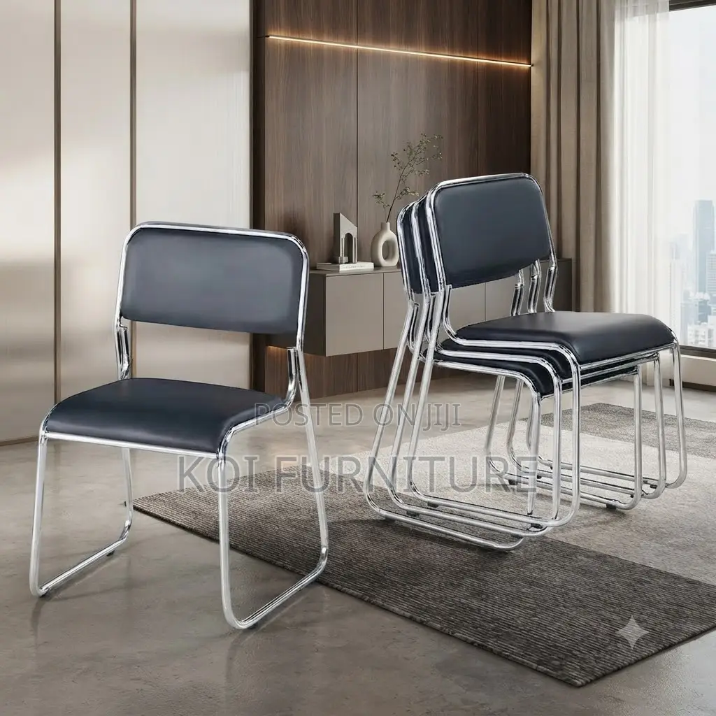Office Chairs; Visitors Office Reception Chrome Chairs