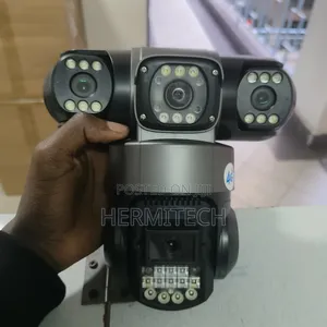Electric Powered Outdoor 4g Sim Card Enabled CCTV Camera