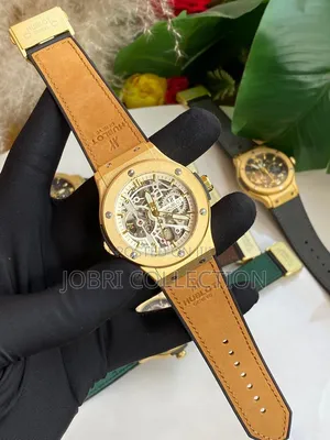 Automatic Hublot Leather Strap Watches
