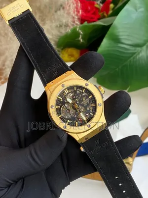 Automatic Hublot Leather Strap Watches
