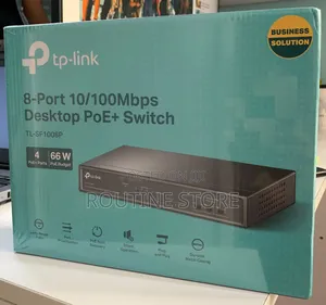 Tplink 8port Desktop Poe Switch 66watt Sf1008p
