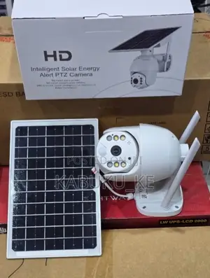Ubox 4g Solar Cmos 4mp Outdoor Wireless Hd PTZ Pir Security Camera