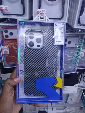 iPhone 14 Pro Max Woven Carbon Fiber Texture Case