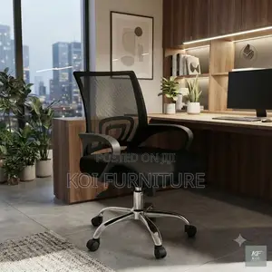 Office Chairs; Ergonomic Mid Back Support Office Clerical Chairs