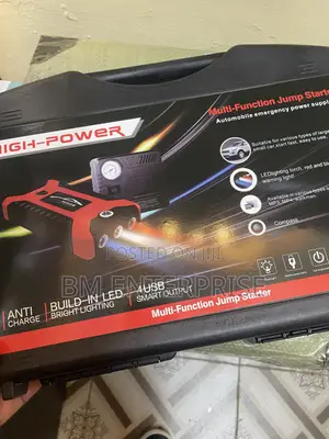Multifunctional Car Jumpstarter With Air Compressor