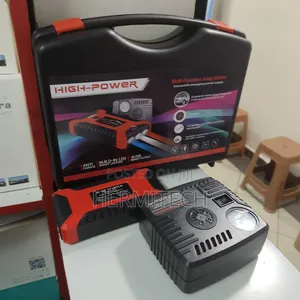 High Power Jump Starter Kit Full Kit With Jumpers, Compressor