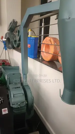 Hammer Mill With Cyclone Dust Collector | Electric Grain Grinder