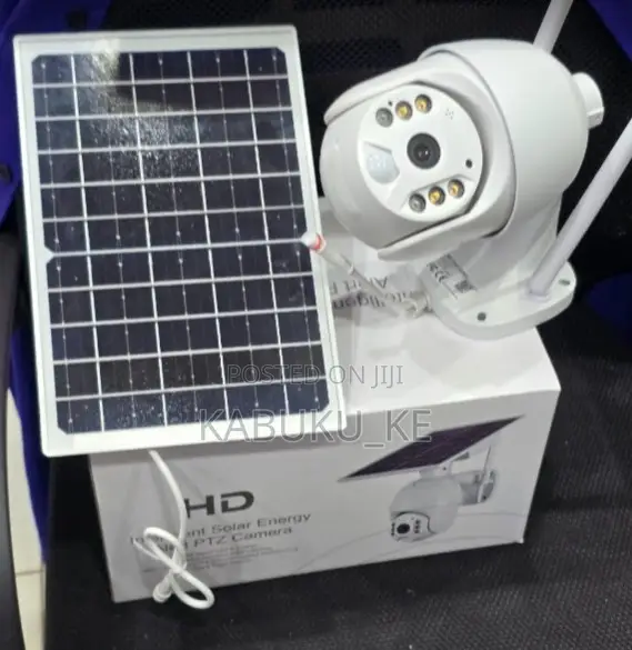 Solar Powered Sim Card 4g GSM PTZ 360 Camera – With Colored Vision