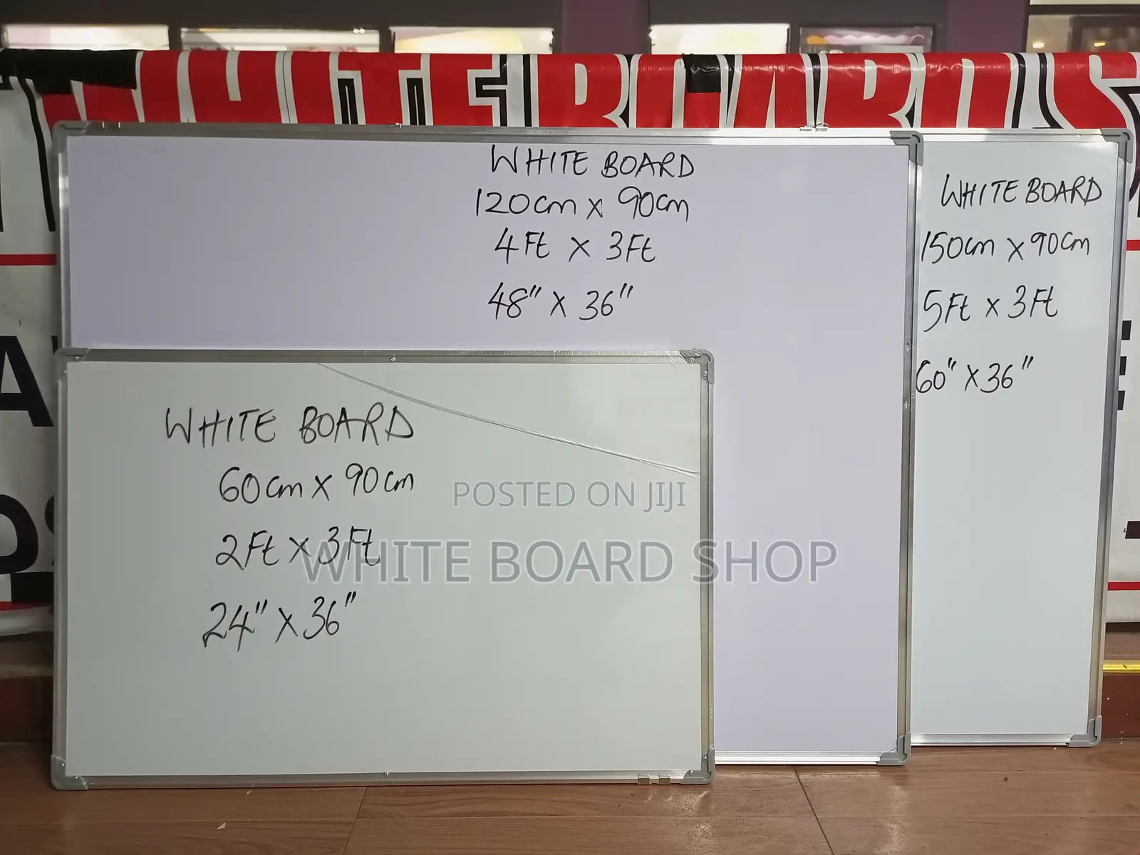 Refurbished White Board 90cm X 60cm (3ft X 2ft)