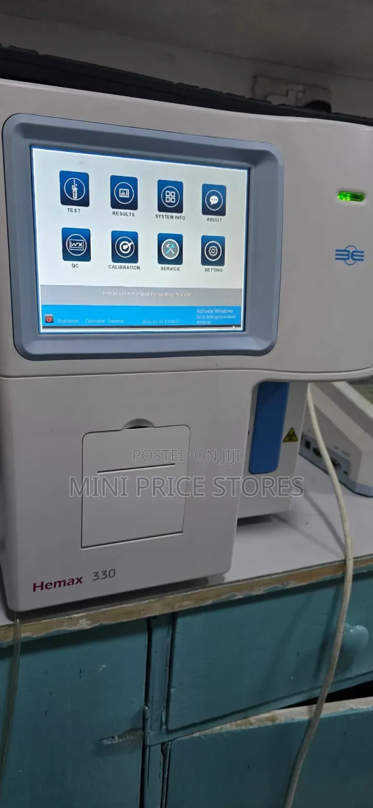 Hemax 330 Hematology Analyzer