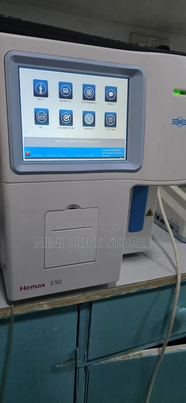 Hemax 330 Hematology Analyzer