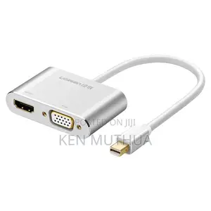 Ugreen Md115 Mini Dp To Hdmi + Vga Converter -silver