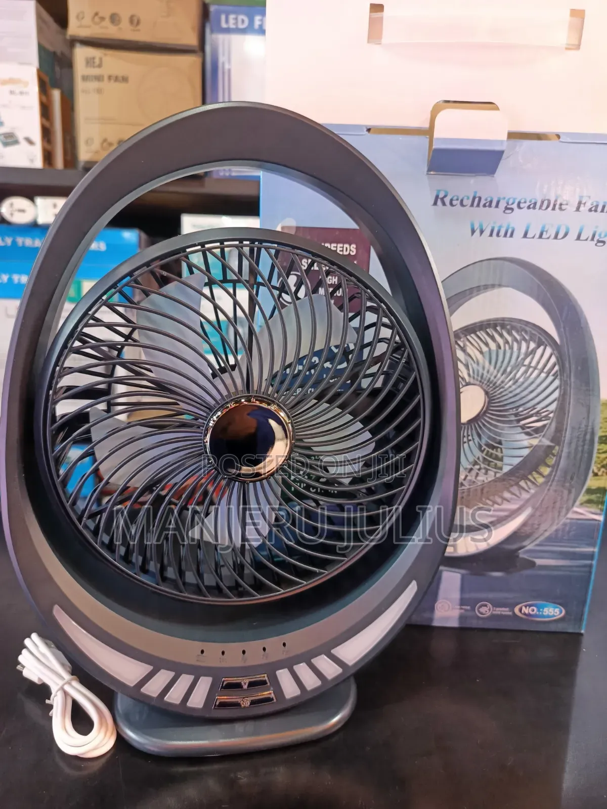 Rechargeable Table Fan