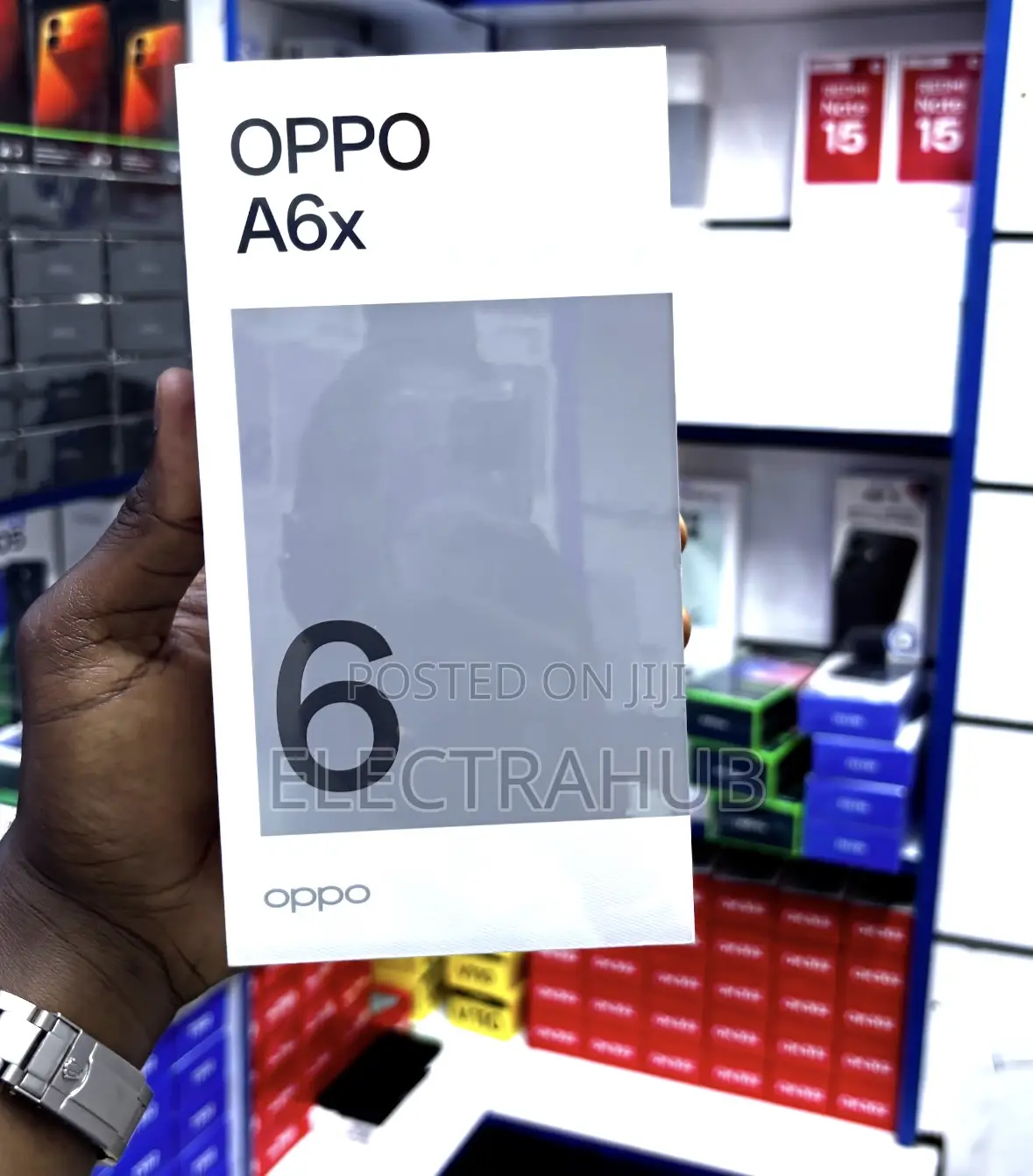 New Oppo A6x 128 GB Blue