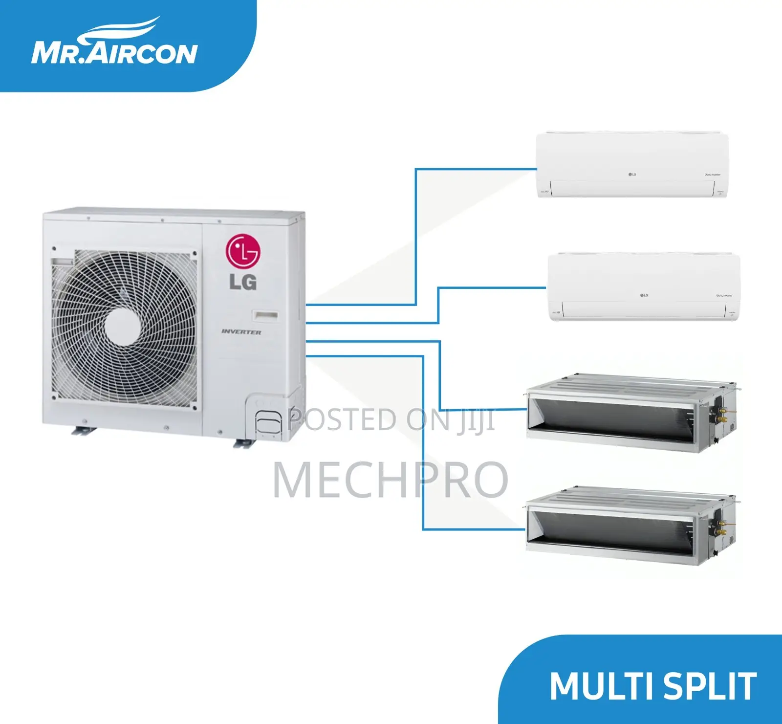 Lg 36,000 Btu Multi Split Inverter Outdoor Unit