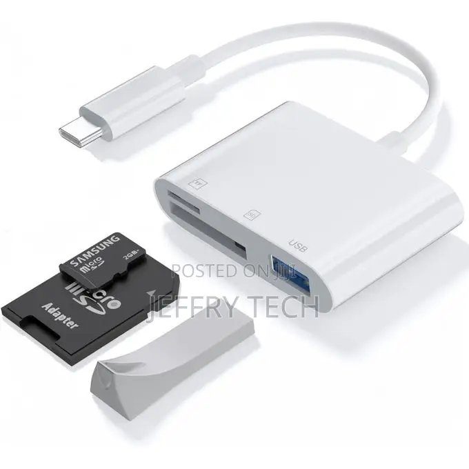 Usb C,3 in 1 Memory Micro Sd Card Reader Usb C With Dual Slots,Camera