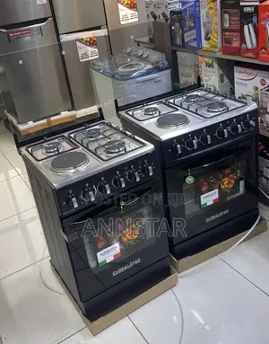 Black 50*55 Globalstar Jet 3+1 Standing Cooker With Electric Oven