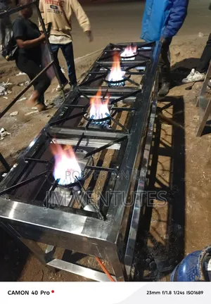 Stainless Steel 4 Burner Gas Cooker