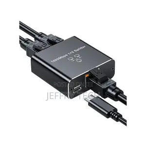 Gigabit Router Broadband Network Distribution Connector – 1 To 2 Head