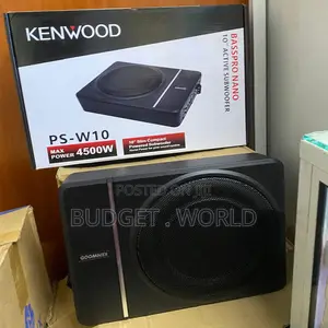 Kenwood Ps W10 4500w Active Underseat Subwoofer for Cars and Suvs