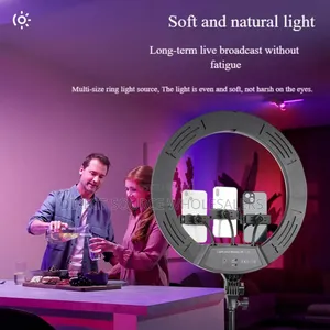 Led Ring Fill Light 18" With Adjustable Stand Studio 18-inch Ringlight