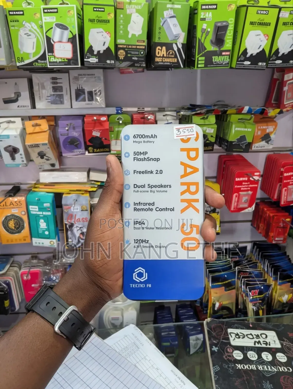 New Tecno Spark 50 128 GB Blue