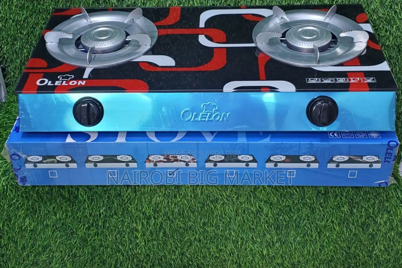Olelon 2 Burner Glass Top Cooker