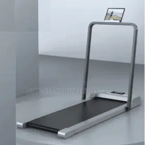 Foldable Walking Pad Treadmill With Handle Bars