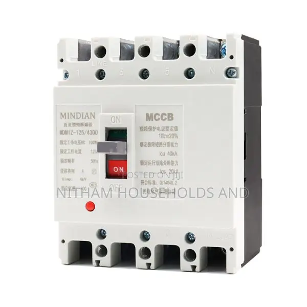 Dc McCb Breaker 200a/250a, 4p 1000vdc