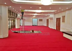 Red Vip 10mm Conference Halls Wall to Wall Carpets