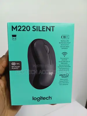 This Is a Logitech M220 Silent Wireless Mouse in Graphite.
