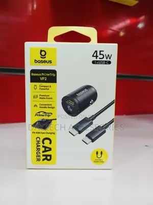 This Is a Baseus Primetrip Vp2 45w Car Charger.
