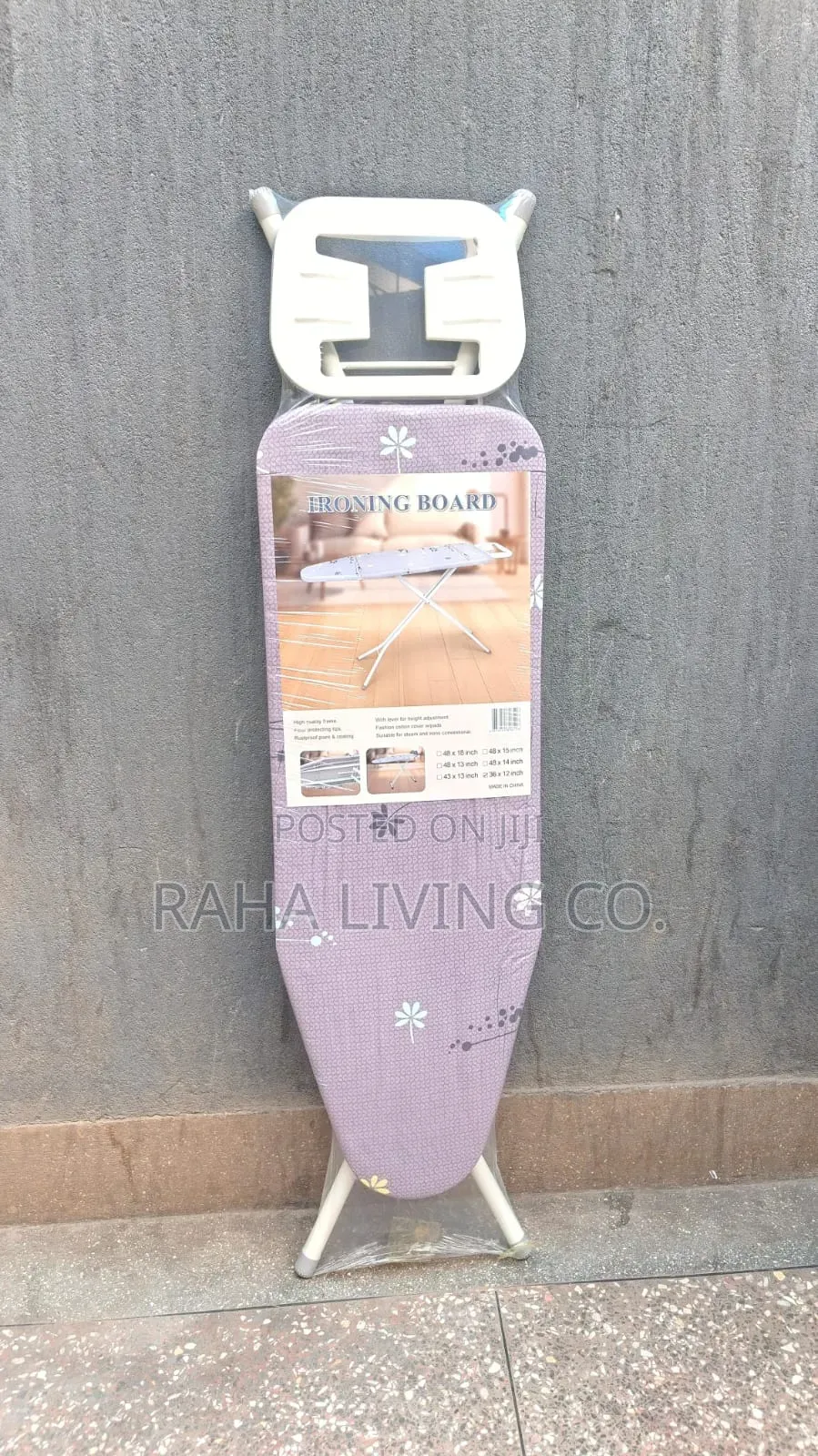 Metallic Foldable Ironing Board | Adjustable | 90x30cm